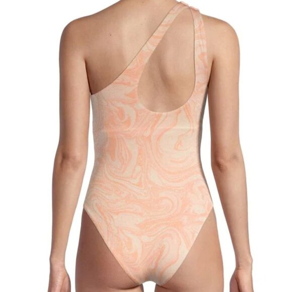 New L*Space Shine On Shimmer Phoebe All Swirled Up One Piece Swimsuit NWT Sz 10 - Picture 7 of 15